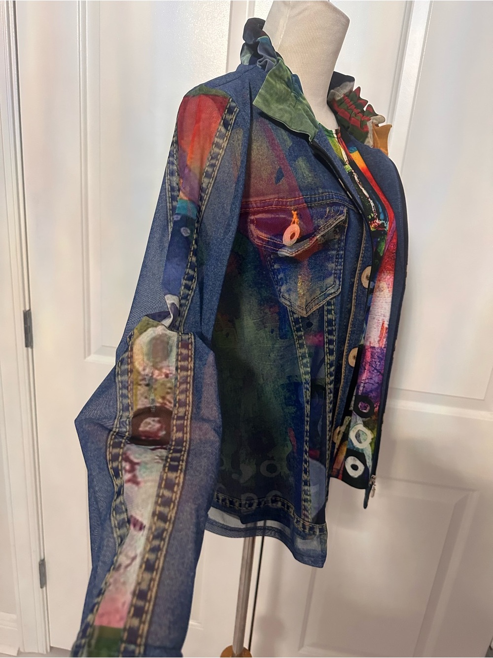 DAMEE | Jacket & Tank Multicolored Set - Picture 4 of 7